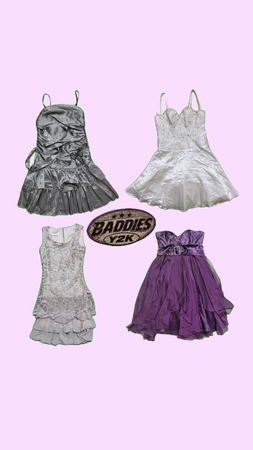 Robe de fête gothique Y2k