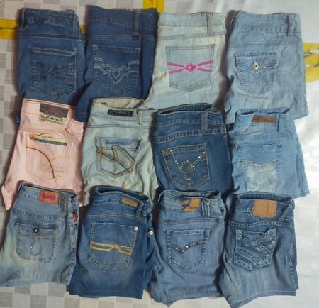 AMETHYST AND OTHER MIX BRANDS MINI SHORTS (ID 1204)
