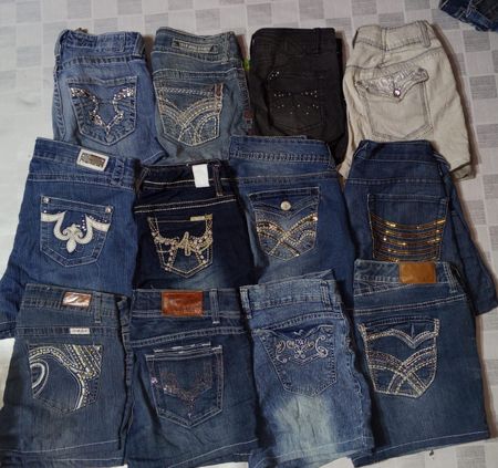 VIGOSS AND OTHER MIX BRANDS MINI SHORTS (ID 1225)