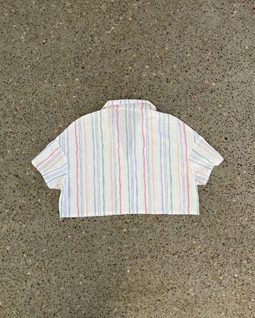 37 Pcs Exact Upcycled Printed Crop Top