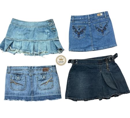 Denim Mini Skirt 10 pcs At 1083