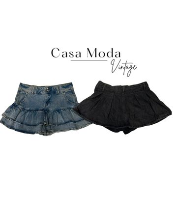 190626-33 denim mini skirts 10 pcs