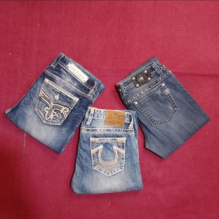Miss me true Religion and Rock revival jeans