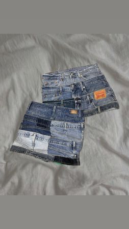 Upcycled Levi’s Denim Belted Skirts