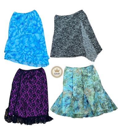 Y2K Poly Mesh Skirt 10 pcs At 1086