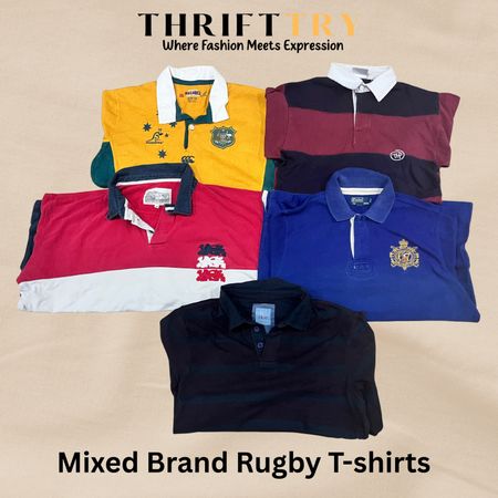 Mixed Branded Rugby T-Shirts Collection