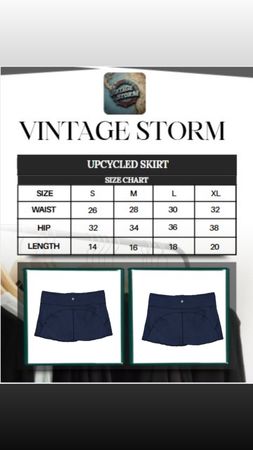 Upcycled Lululemon Active Skirt