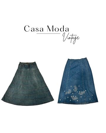 200626-12 Denim maxi skirts 10 pcs