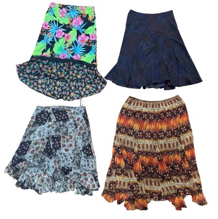 Y2K poly mesh Grung Skirt 10 pcs At 1090