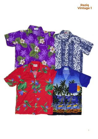 💥 RV3907 Hawaiian Herrenhemden