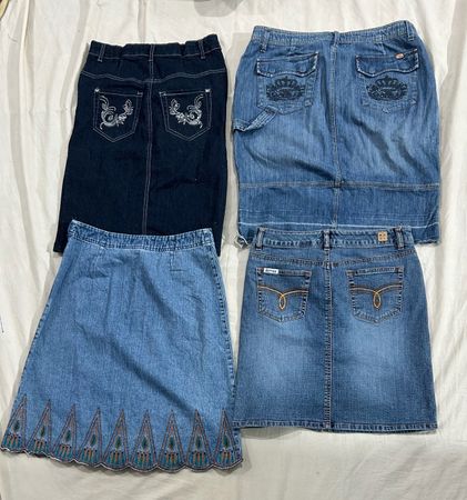 Y2k denim skirts (891)