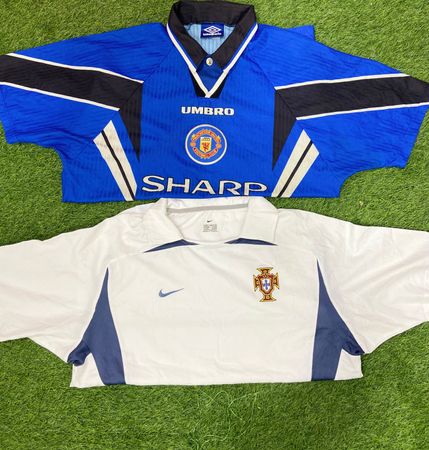 Vintage football jersey T shirt