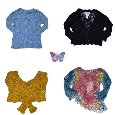 Y2K Crochet Tops ( SV-055 )