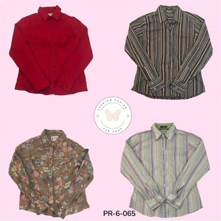 Classic Cotton Long Sleeve Blouse – Everyday Comfort & Style (PR-6-065)