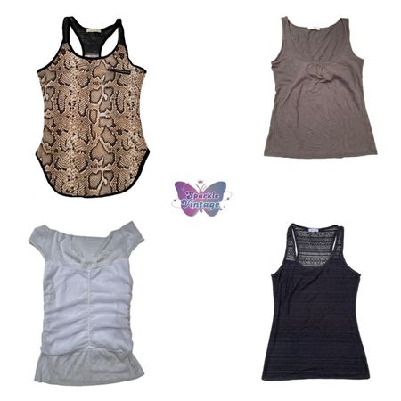 Y2K Cami & Floral Tops ( SV-070 )
