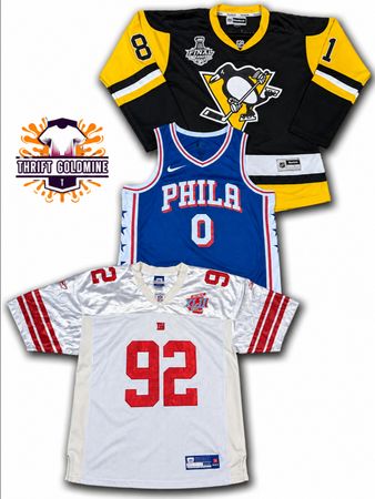Vintage NFL NHL NBA Mejestic jersey