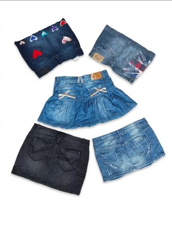 Premium McBling Denim Mini Skirt Bulk Bundle
(VM-25)