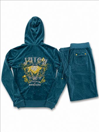 Juicy Couture Velour Tracksuit Matching Set Y2K