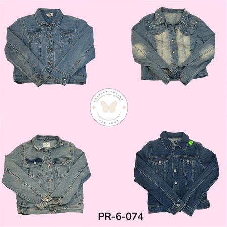 Classic Blue Denim Jacket – Timeless Everyday Layer (PR-6-074) “B”
