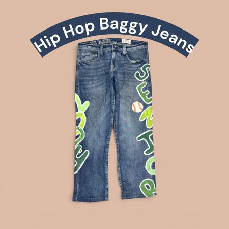 Y2k jeans holgados de hip hop