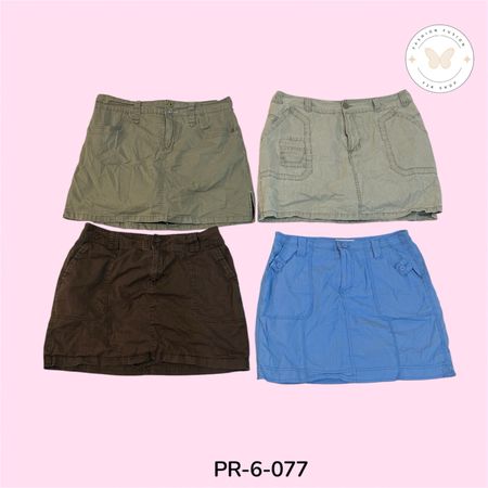 Classic Cargo Midi Skirt – Functional Streetwear Look (PR-6-077)