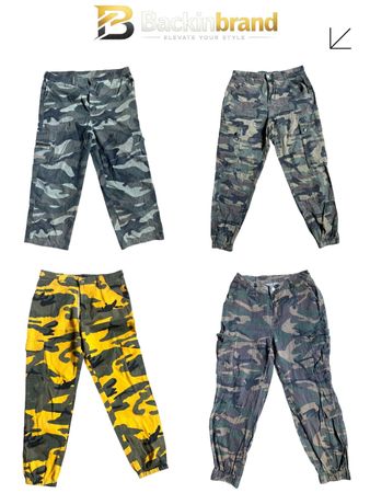 Y2K Camo Cargo Pants | Vintage Streetwear Joggers