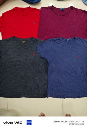 Polo round neck and v neck t shirts