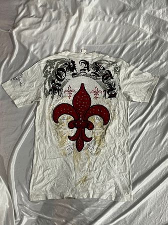 Mix brand and print t shirt