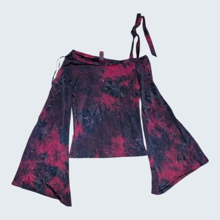 Y2K Long Sleeve Blouse Floral Printed Streetwear Top