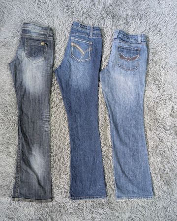 ***Y2K Low Rise Denim Bundle | Embroidered Flare Jeans Mix
