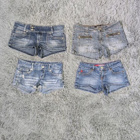 ***Y2K Sexy Shorts Bundle | Low Rise Micro Mini Hotpants