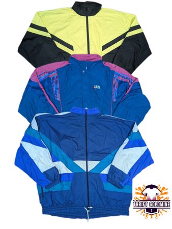 Crazy wind breaker track jacket