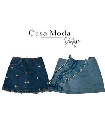 180626-45 Denim mini skirts 10 pcs