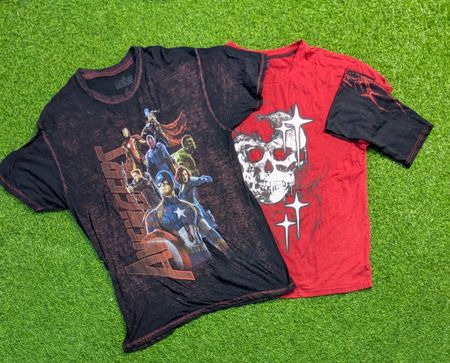 6424 | Vintage Style Half and Full Sleeves printed T-Shirts
