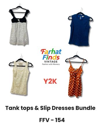 Y2K Tank Top & Slip Dresses Bundle ( FFV 154 )