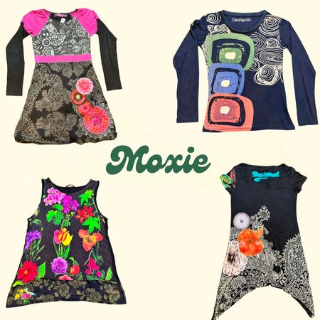 Y2K Desigual Retro Hot Flare Tops