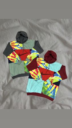 Upcycled Nike Colour Block Sweatshirt