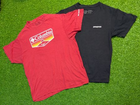 6432 - Columbia, The North Face, Patagonia Half Sleeves T-Shirts