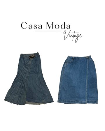 190626-45 Denim maxi skirts 10 pcs