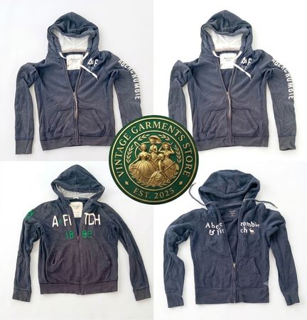 Premium Abercrombie & Fitch Men's Zip-Up Hoodies Bundle pack of 10