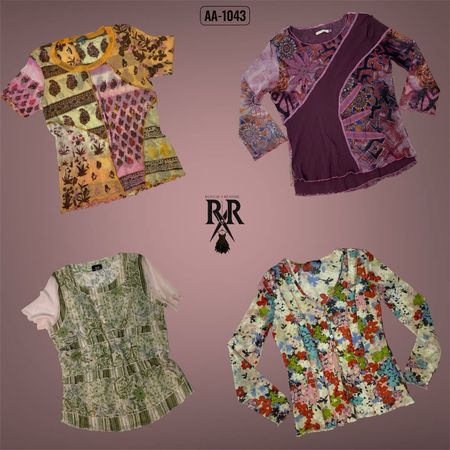 Y2K Baby in Pink Mix Tops (AA-1043)