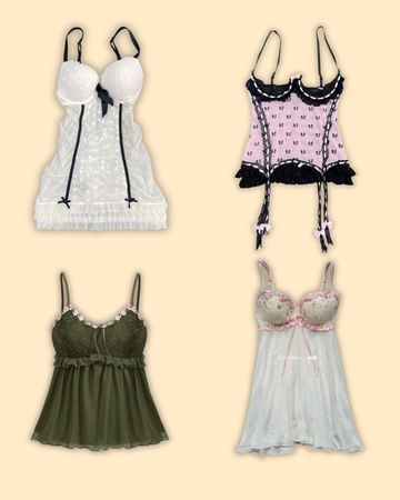 Y2K Babydoll Tops - (22/06)