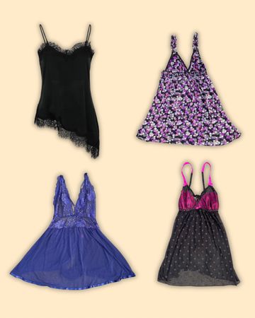 Y2K Lace Slip Tops - (22/06)