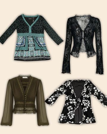 Y2K Long Sleeves Blouse #010 - (22/06)