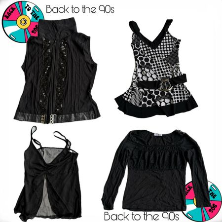 Dark romance y2k tops-10