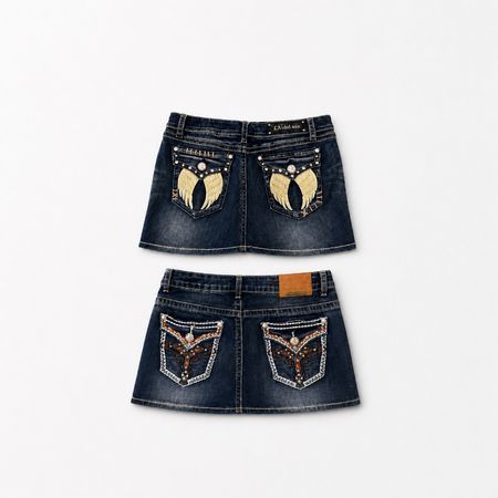 Y2K Denim Mini Skirts