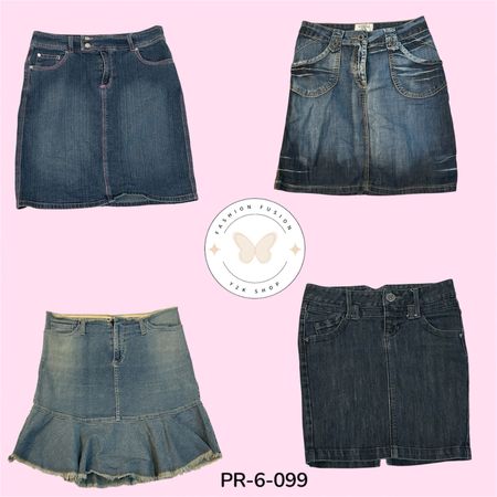 Classic Blue Denim Skirt – Timeless Everyday Essential (PR-6-099)