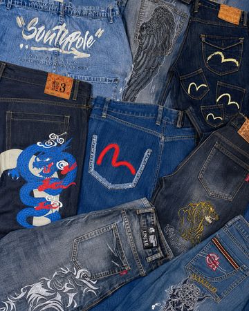 Handverlesene japanische Denims x Evisu