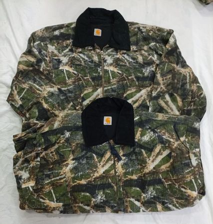 CR9444 Upcycled Carhartt Camo Jackets