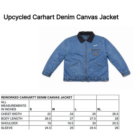 Upcycled Carhartt Denimjacke